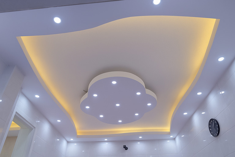 Modern asma tavan tasarımı örneği